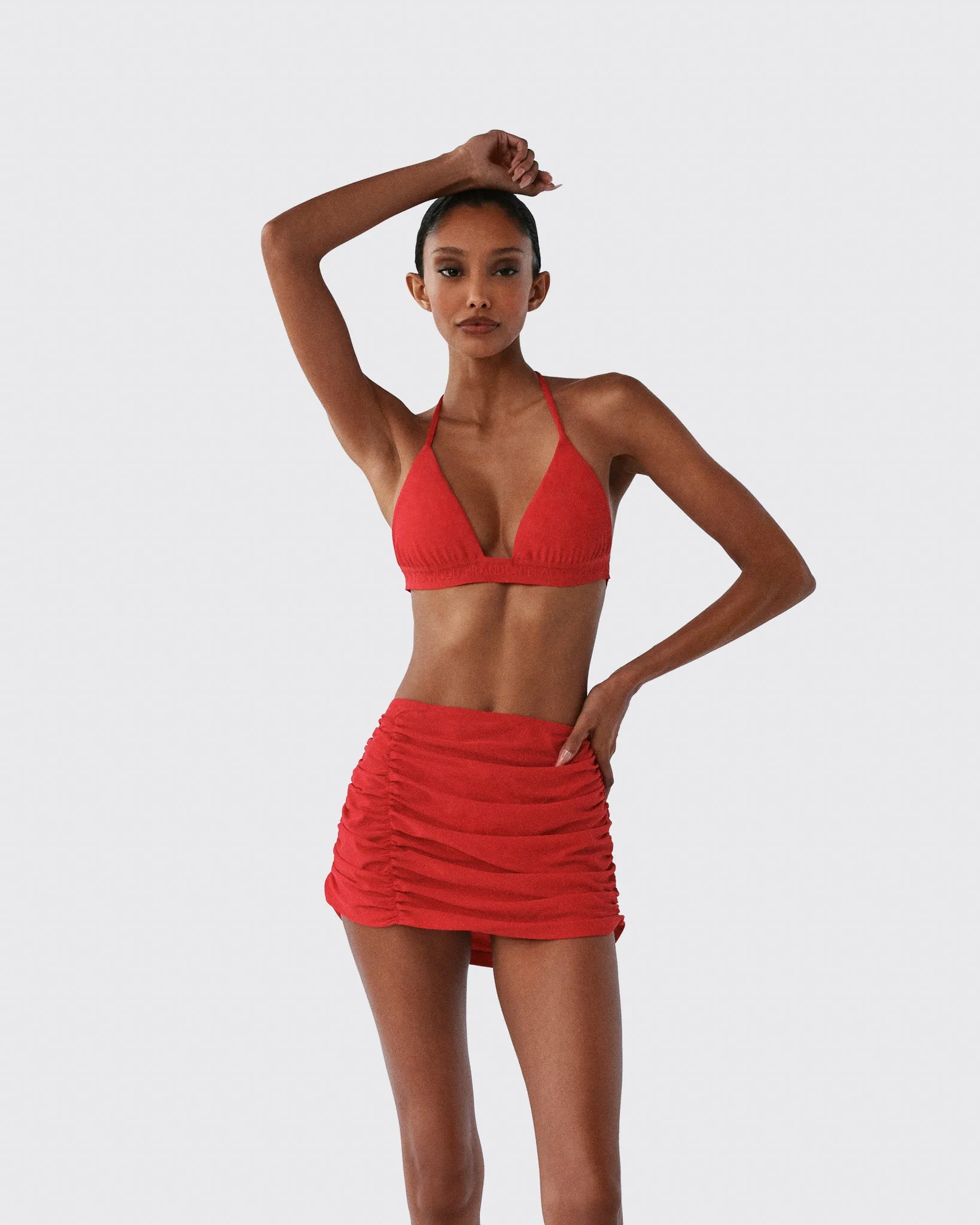 Ruched Swim Skirt