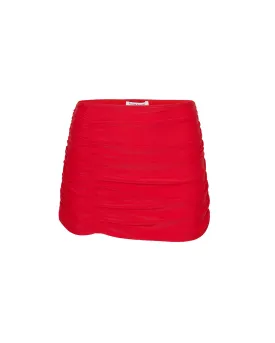 Ruched Swim Skirt