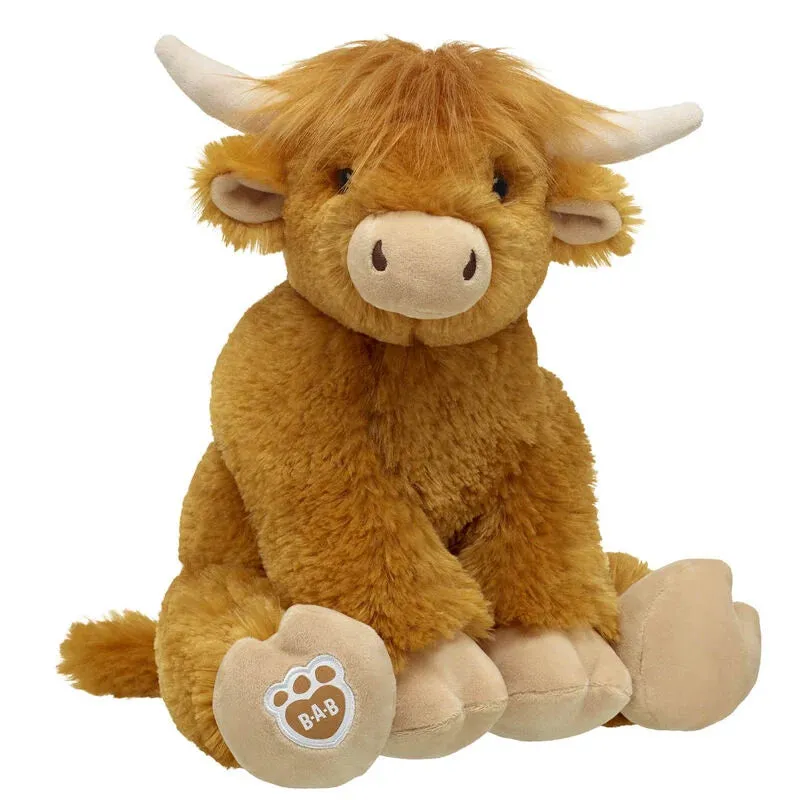 Shaggy Highland Cow Stuffed Animal