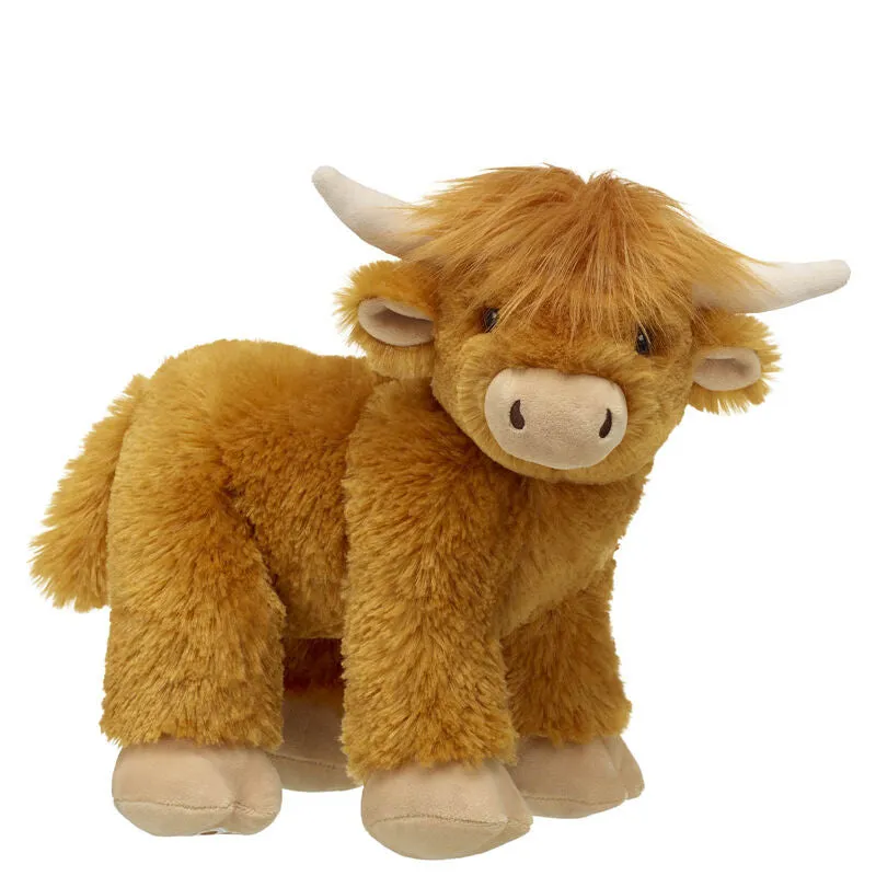 Shaggy Highland Cow Stuffed Animal