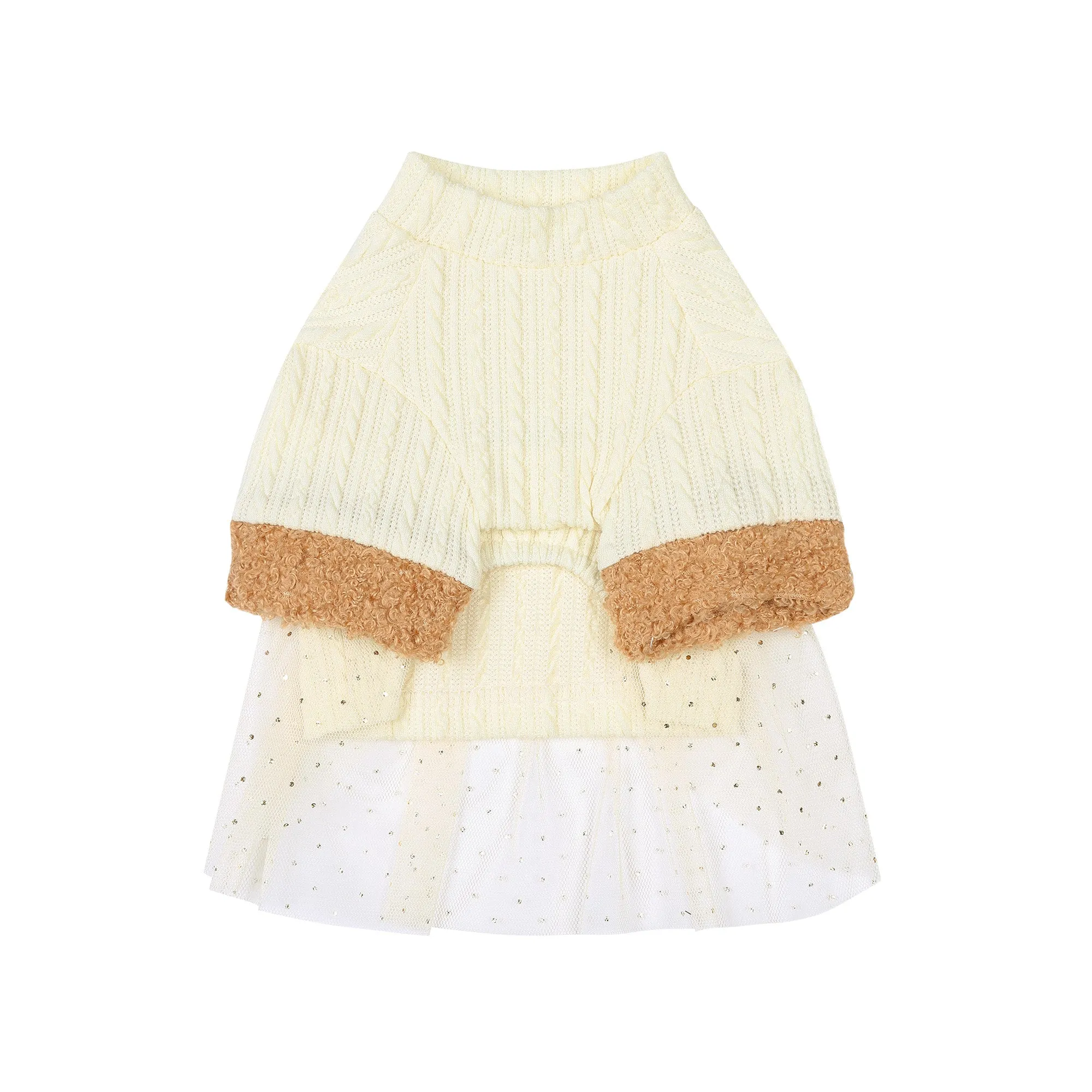 Shine Bright Sweater Dress - Off White