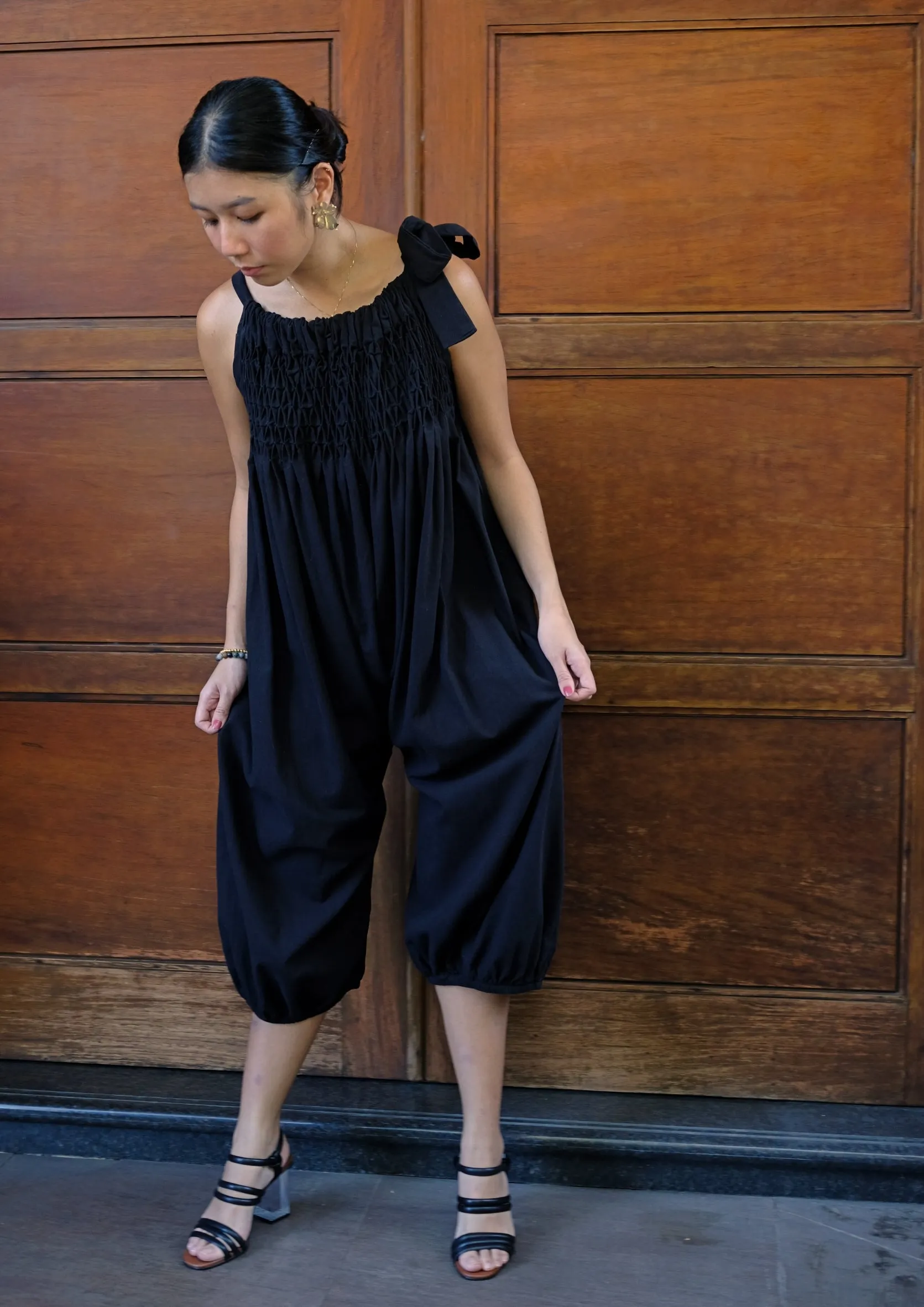 stella jumpsuit - black