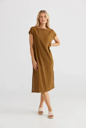 Sumba Dress - Basil Gauze