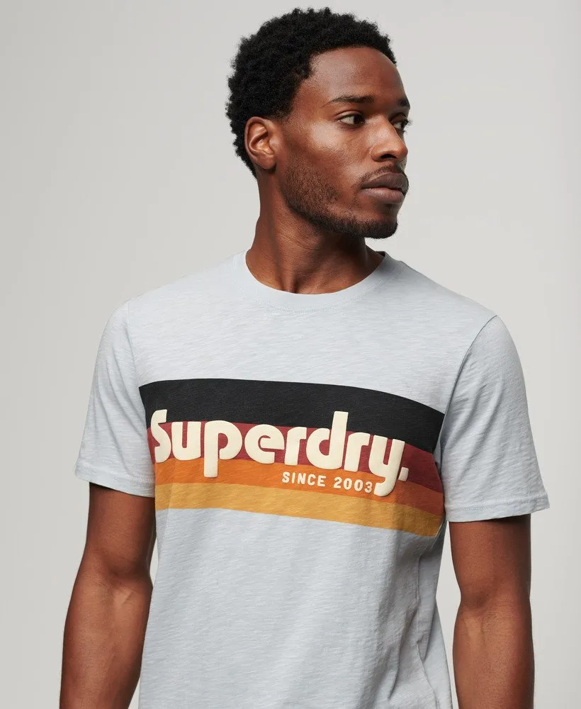 Superdry Cali Logo Tee (Blue)