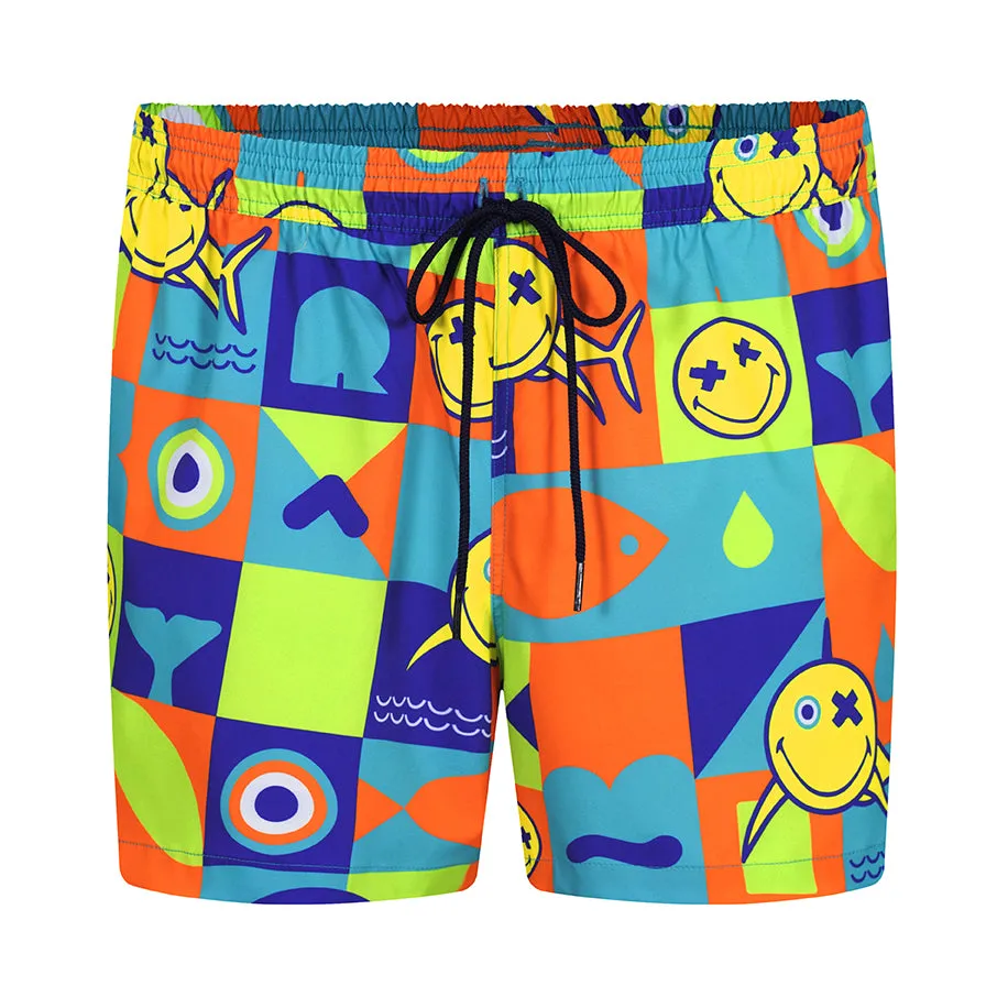 Swim Short Men Happy Face