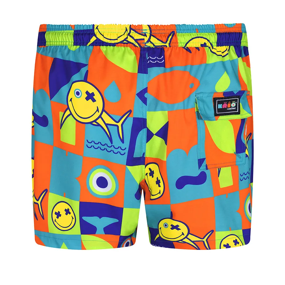 Swim Short Men Happy Face