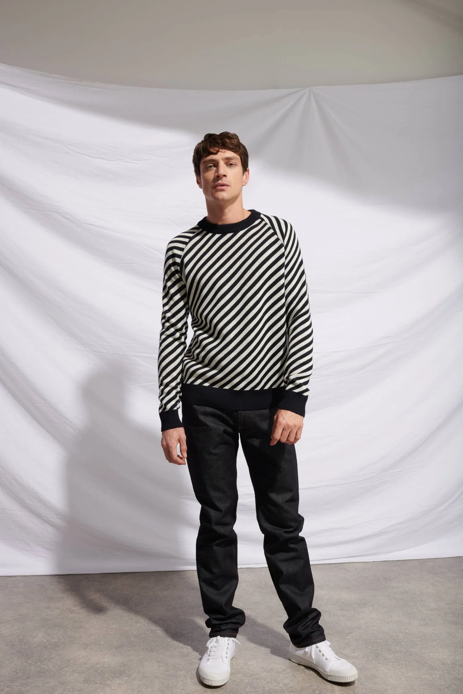 Sylvestre Slanted Stripe Sweater