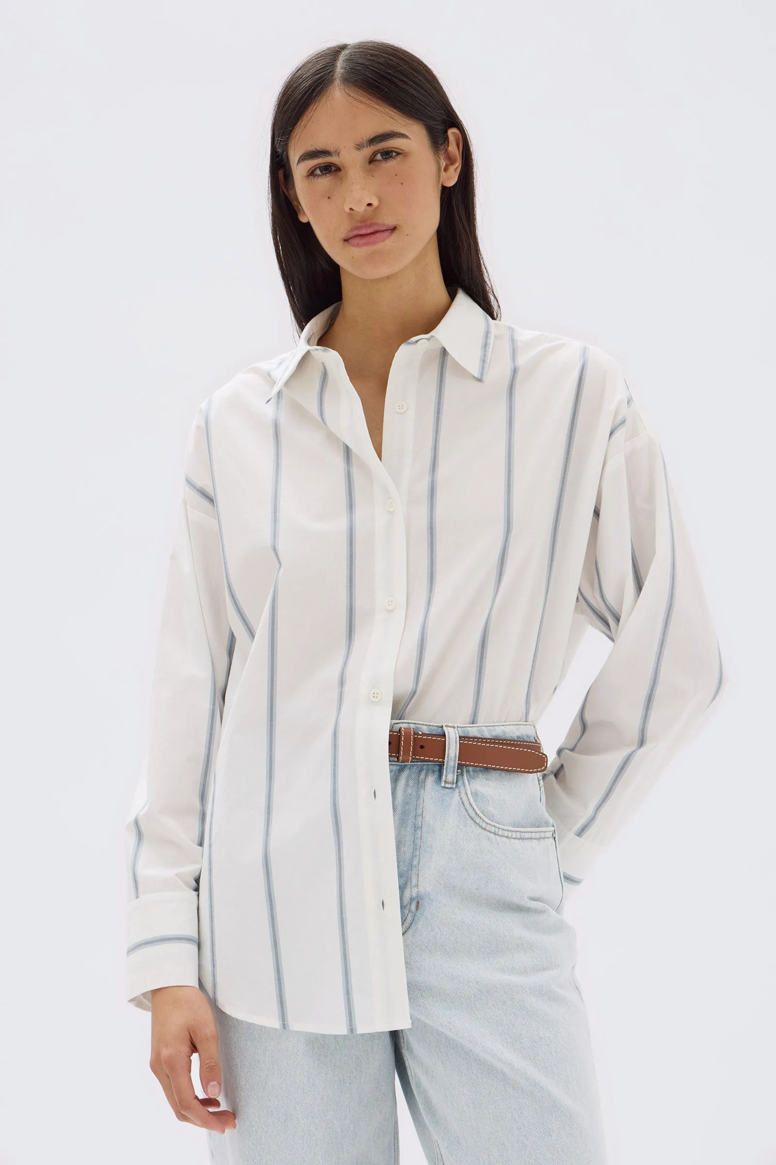 Tala Poplin Stripe Shirt