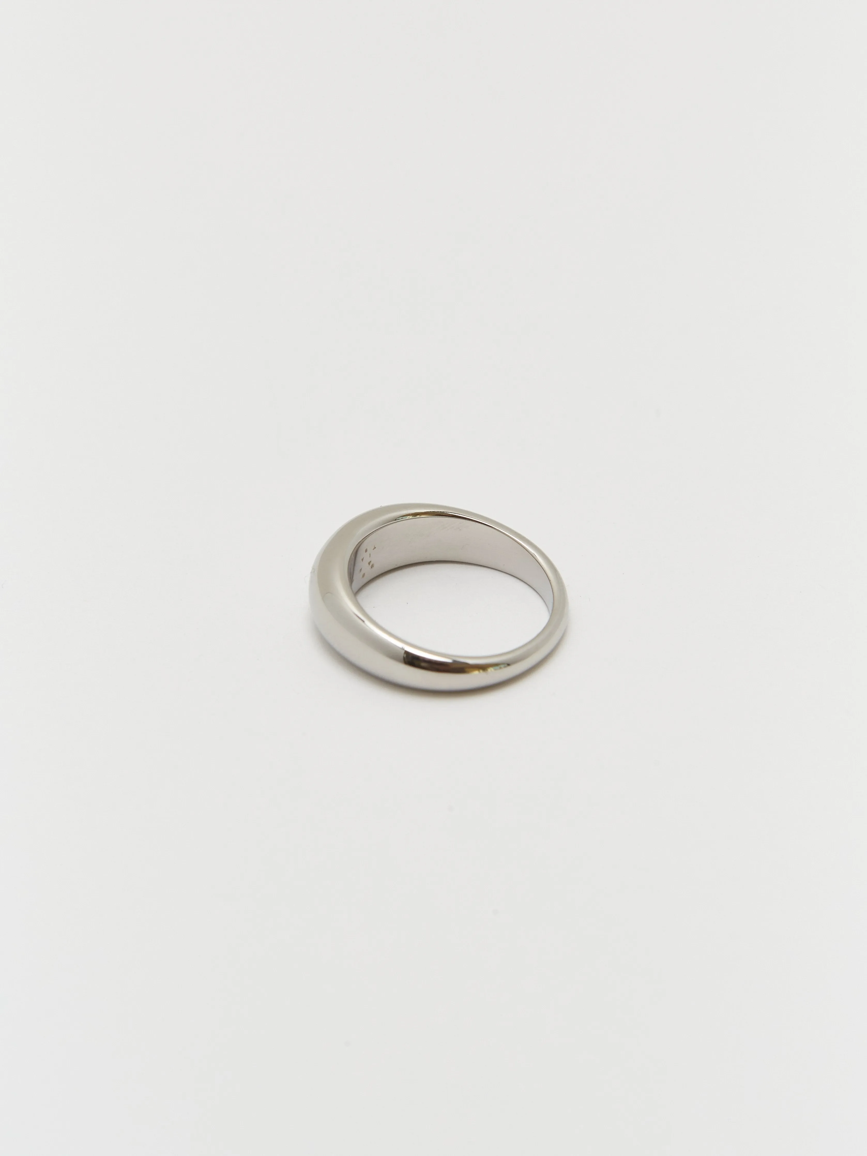 Thin Silver Orb Ring