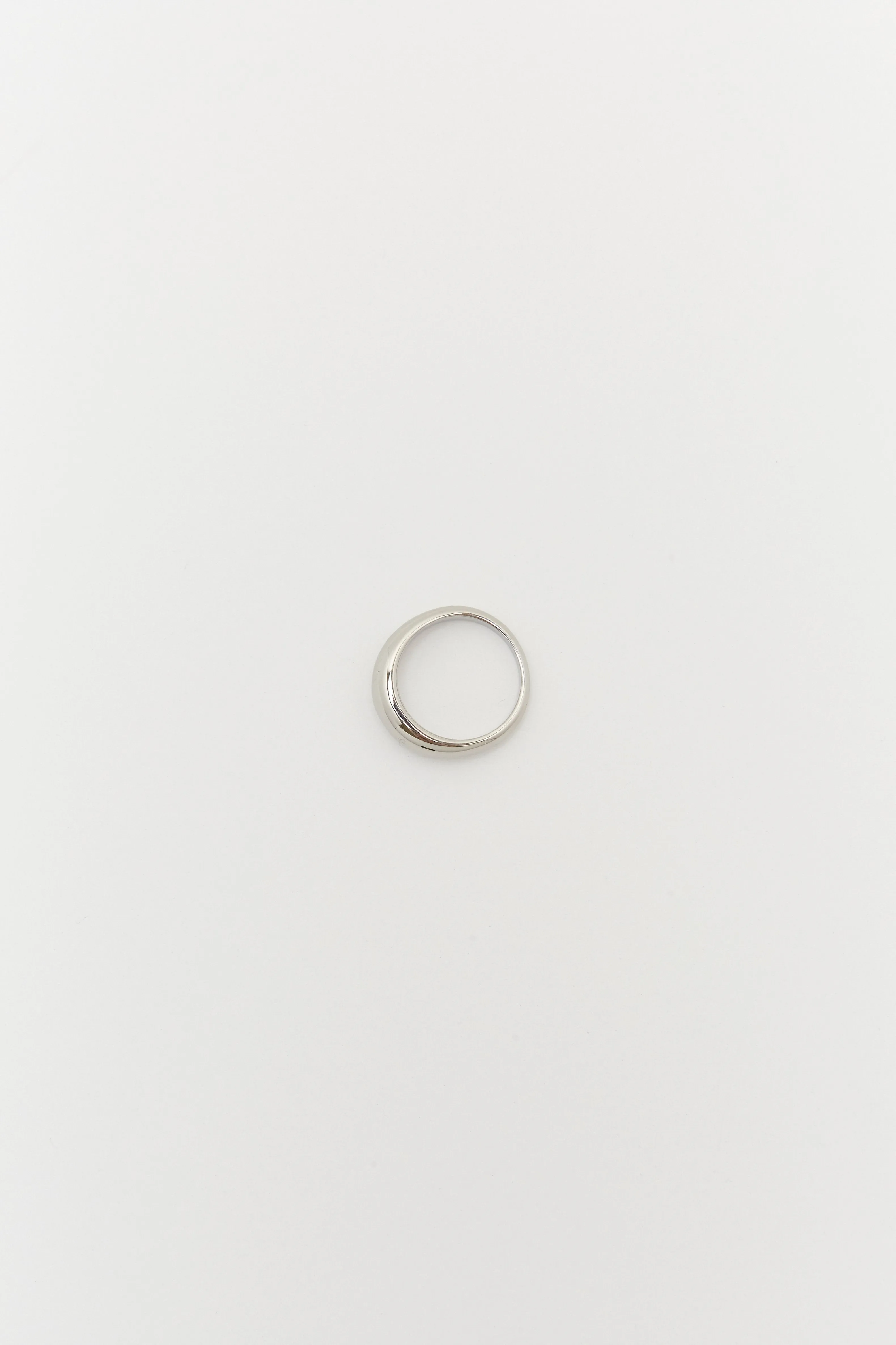 Thin Silver Orb Ring