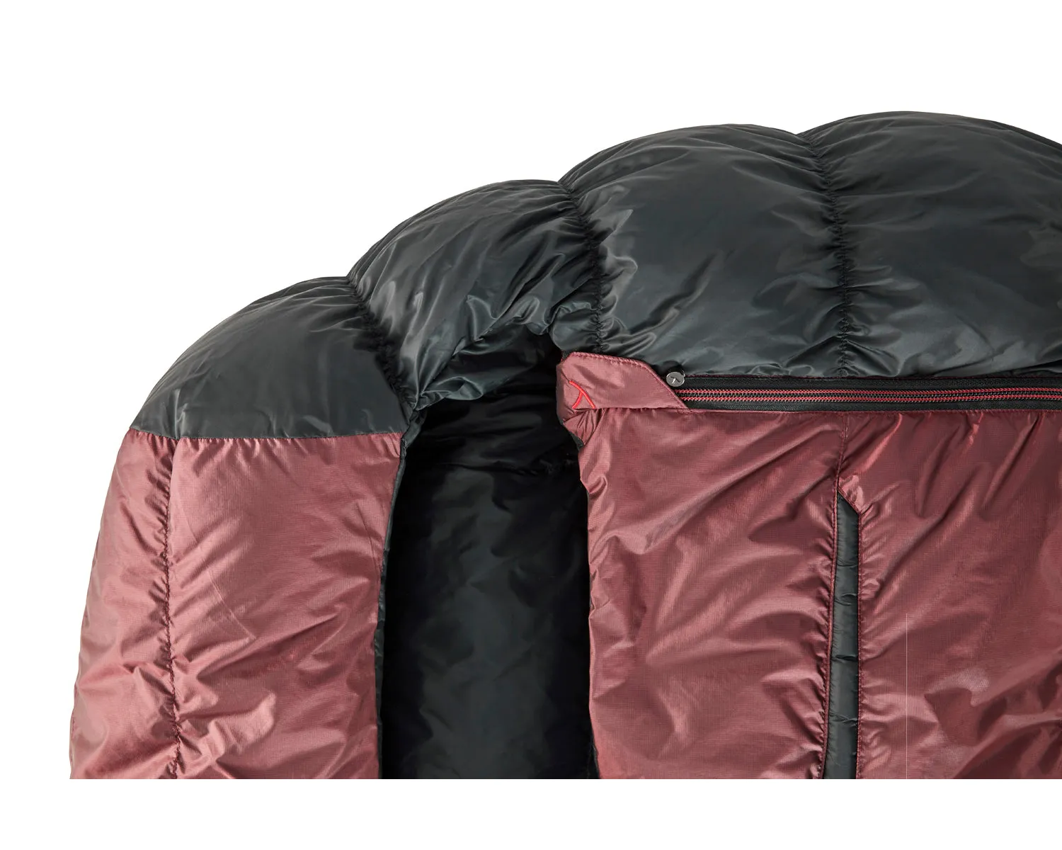 Voyage 500 sleeping bag (LEFT ZIP) - Ribbon red / Black