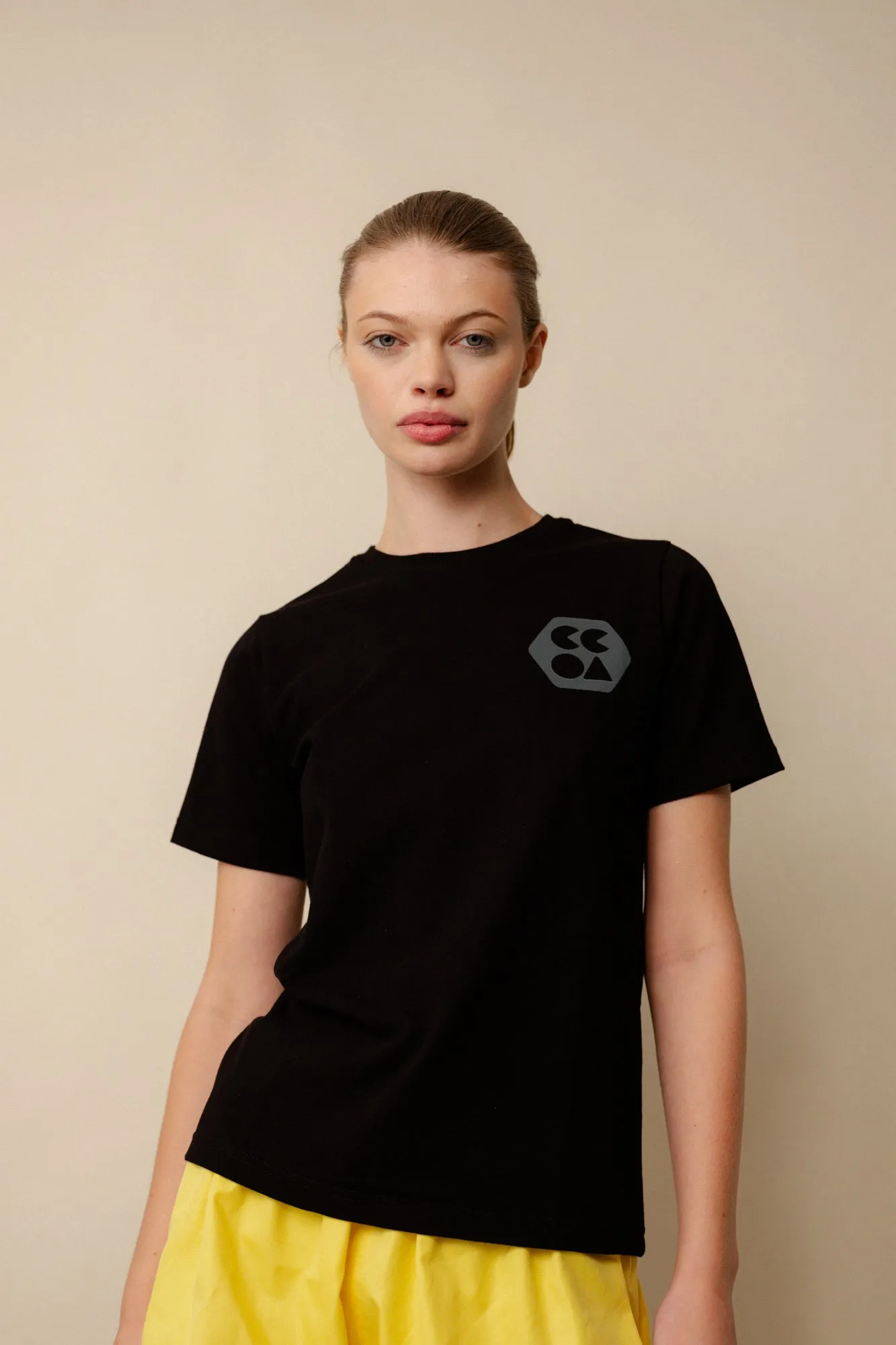 Women's Breathable T Shirt Plastic Free - Black