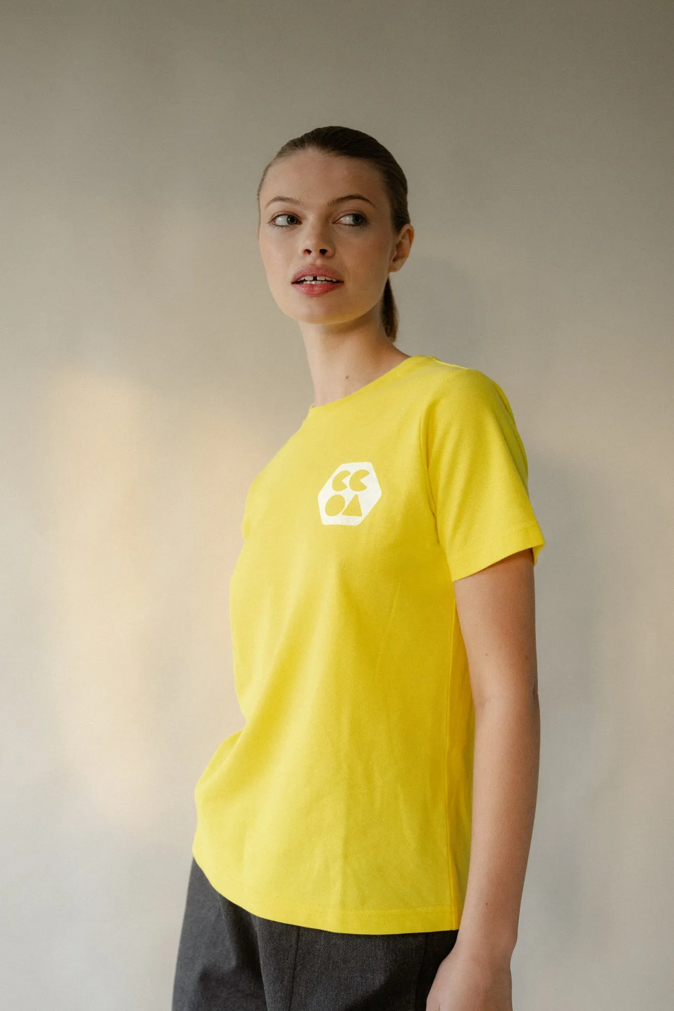 Women's Breathable T Shirt Plastic Free - Canary Yellow