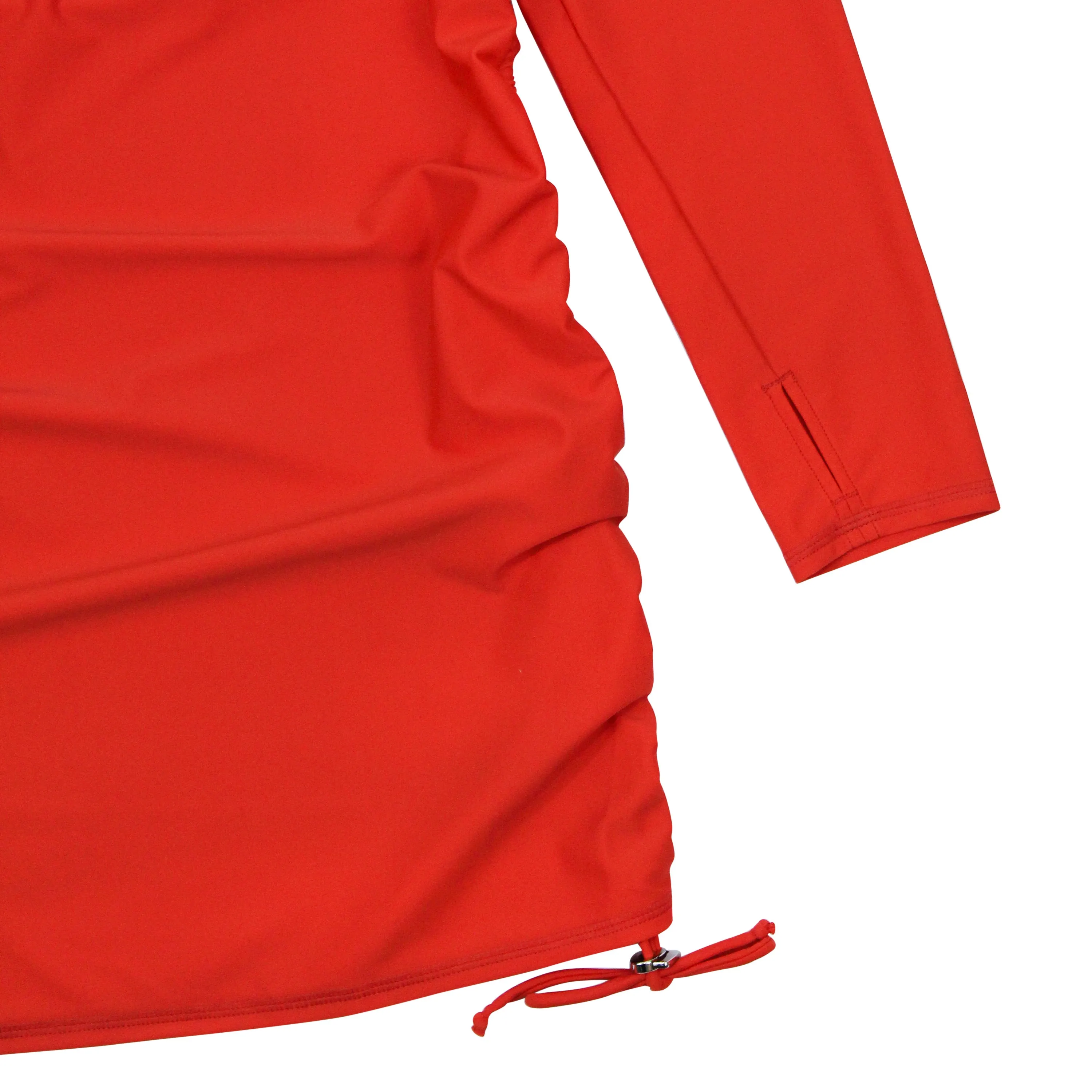 Women's Half Zip Swim Dress Cover Up | "Fiesta Red"