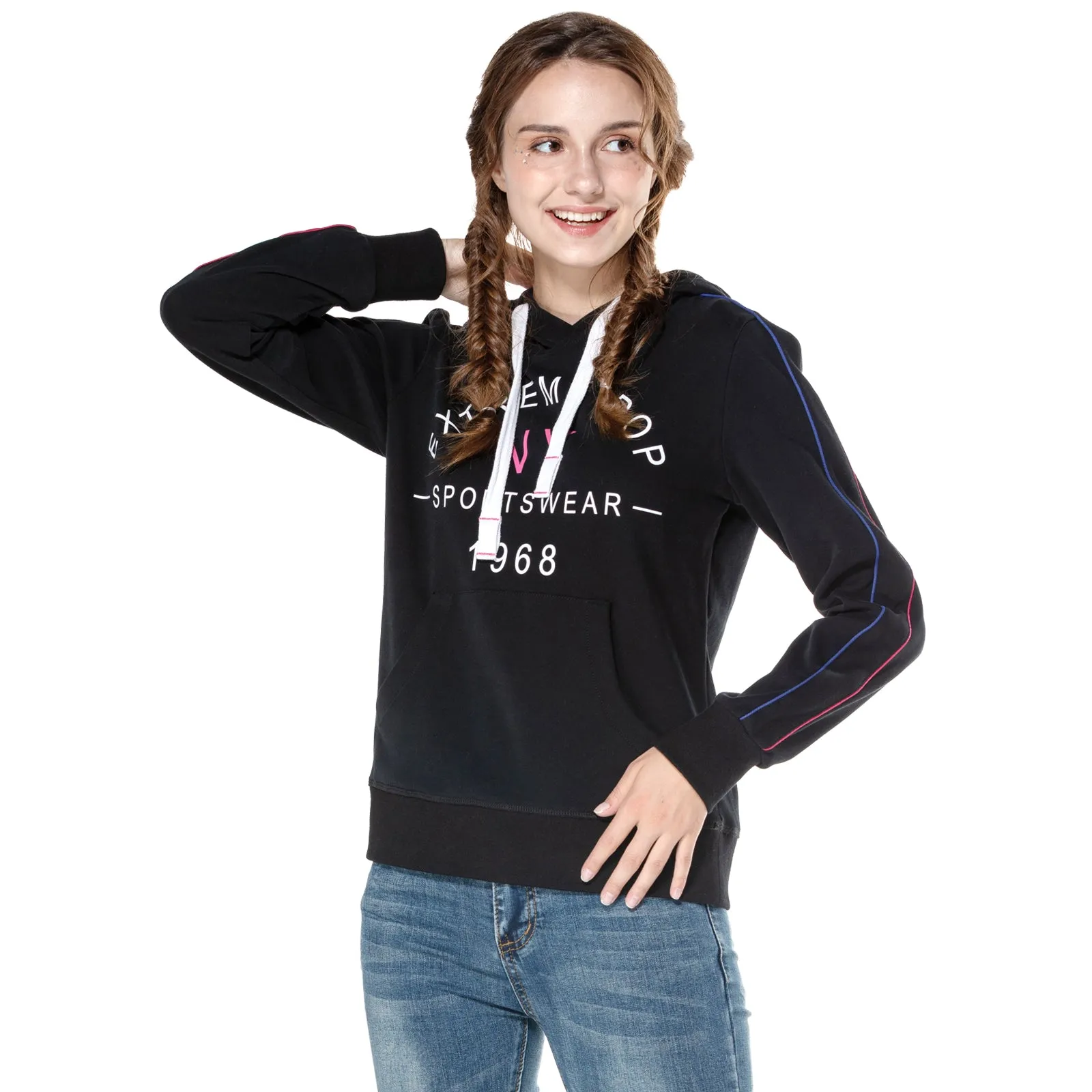 Womens Sports Hoodie Sweatshirt