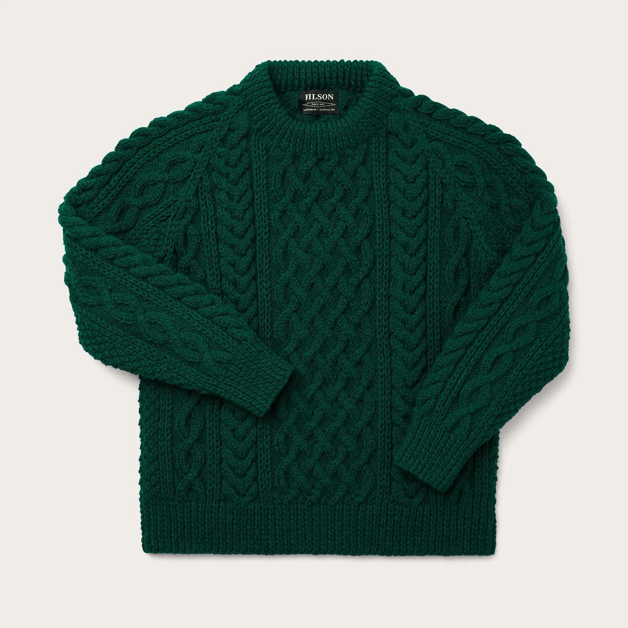 WOOL FISHERMAN'S SWEATER